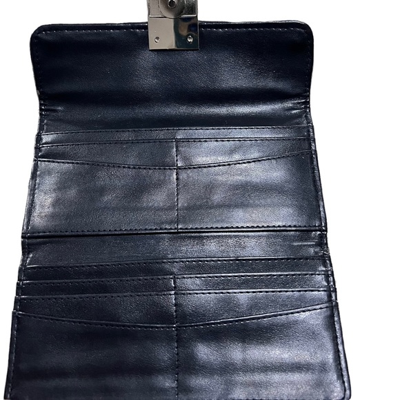 Lulu by Lulu Guinness Wallet Black Clutch - Picture 4 of 11